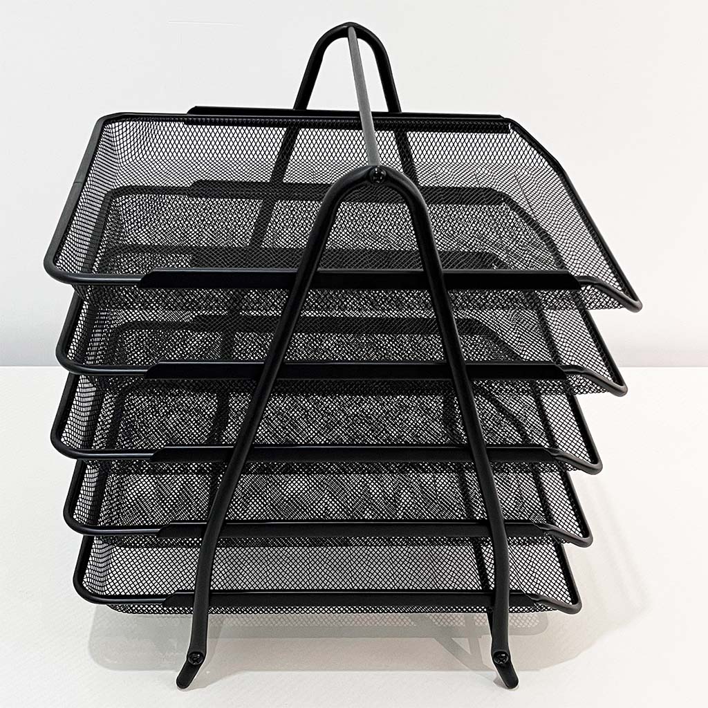 Kyle-620 Desktop Paper Storage Trays - Side View